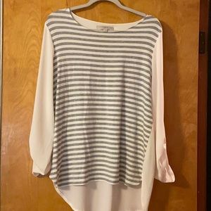 Loft striped sweater blouse